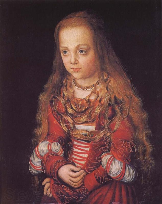 Lucas Cranach the Elder Prinsessa of Saxony Spain oil painting art